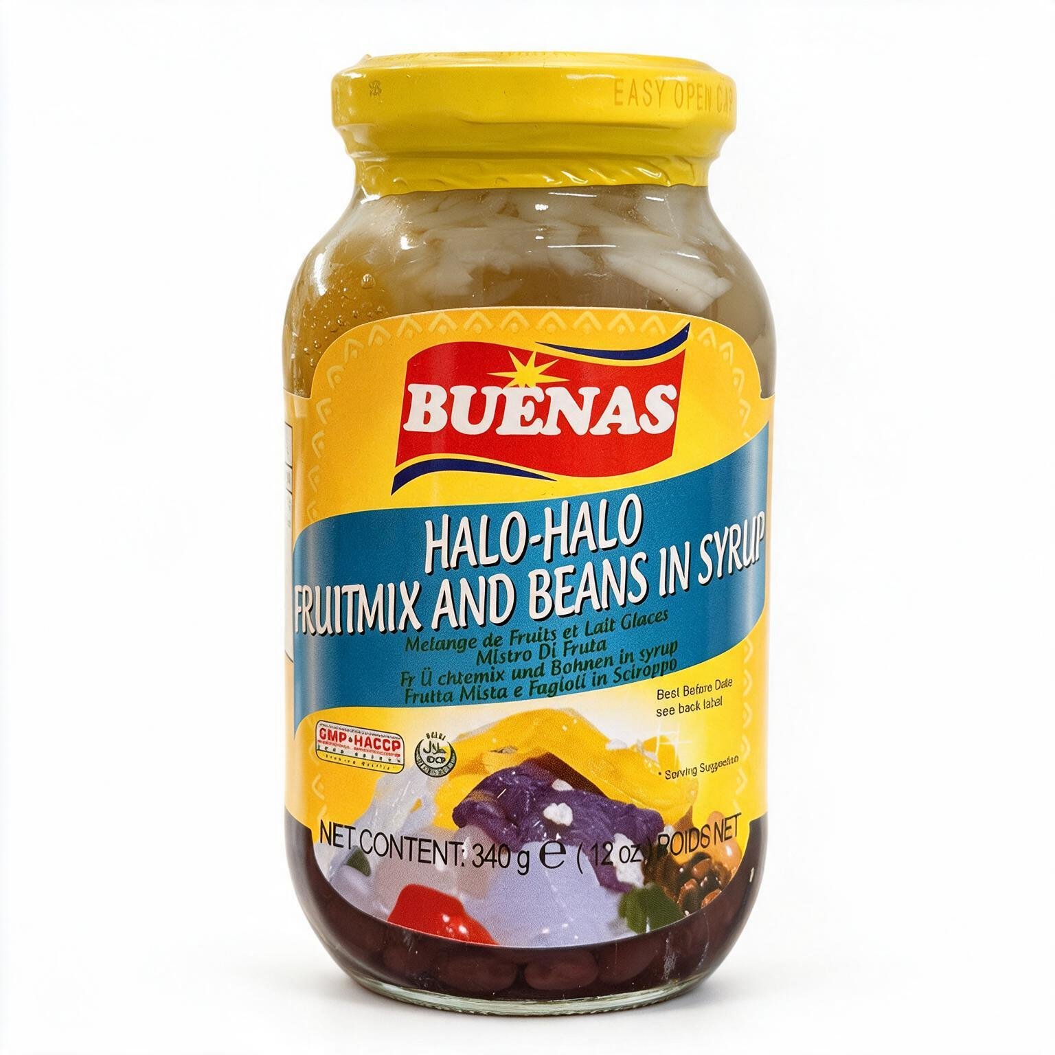 buenas halo halo fruit mix and beans in syrup (1) buenas halo halo fruit mix and beans in syrup (1)