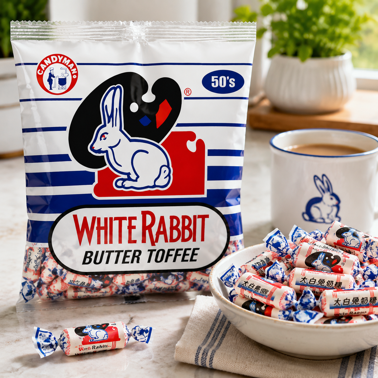 candyman white rabbit butter toffee candy (2) candyman white rabbit butter toffee candy (2)
