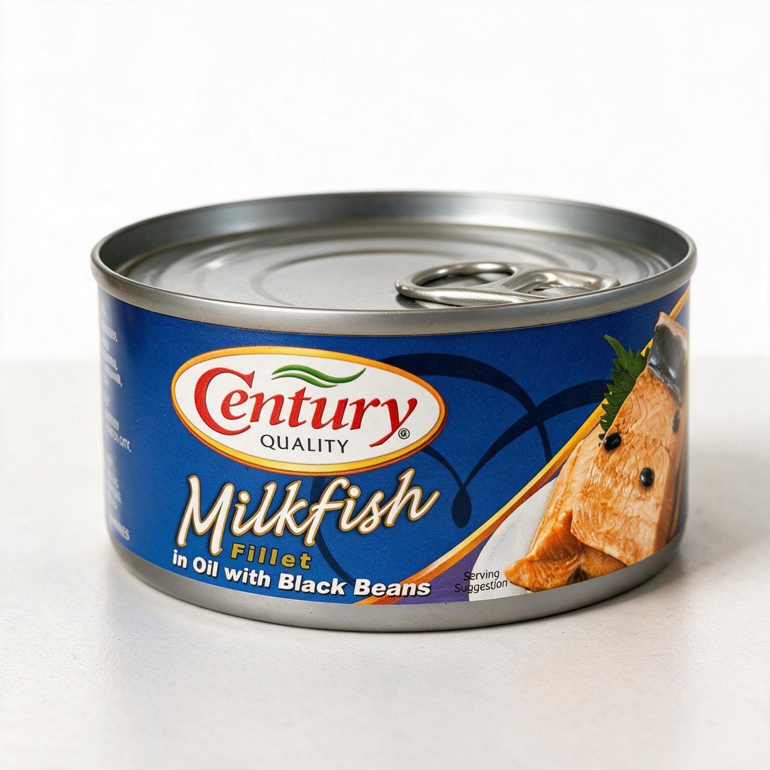 century quality milkfish fillet in oil with black beans (1) century quality milkfish fillet in oil with black beans (1)