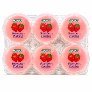 cocon strawberry pudding with nata de coco (1)