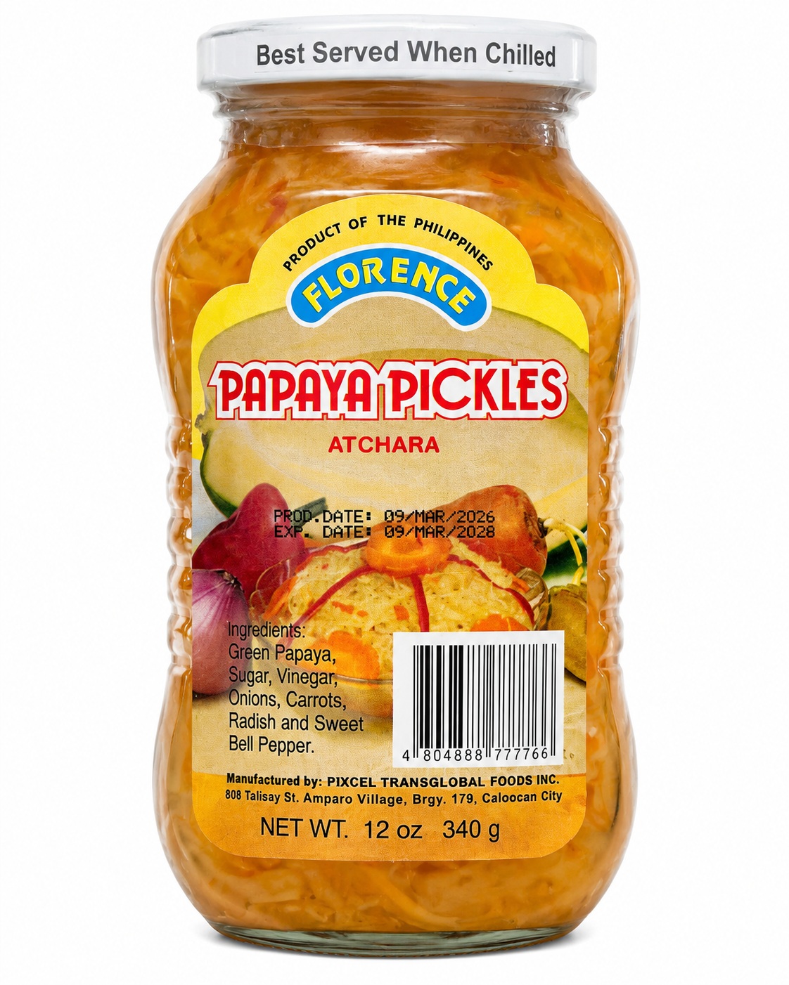 florence papaya pickles atchara (1) florence papaya pickles atchara (1)