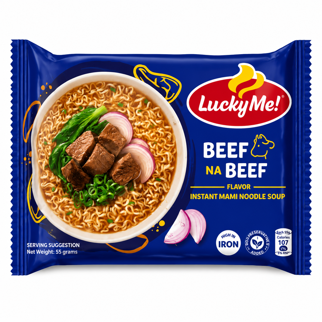 lucky me! beef na beef flavor instant mami noodle soup lucky me! beef na beef flavor instant mami noodle soup
