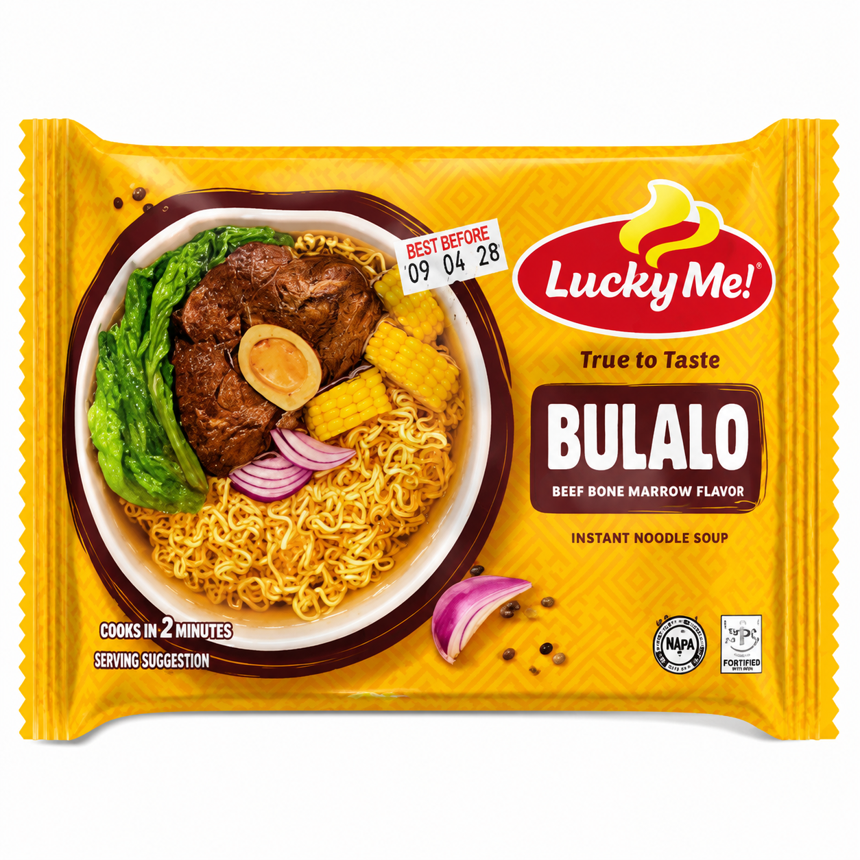 lucky me! bulalo beef bone marrow flavor instant noodle soup (1) lucky me! bulalo beef bone marrow flavor instant noodle soup (1)