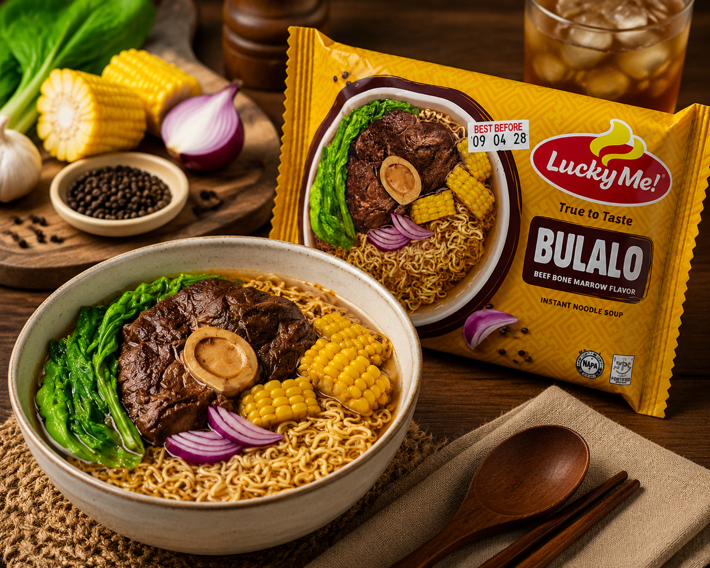 lucky me! bulalo beef bone marrow flavor instant noodle soup (2) lucky me! bulalo beef bone marrow flavor instant noodle soup (2)