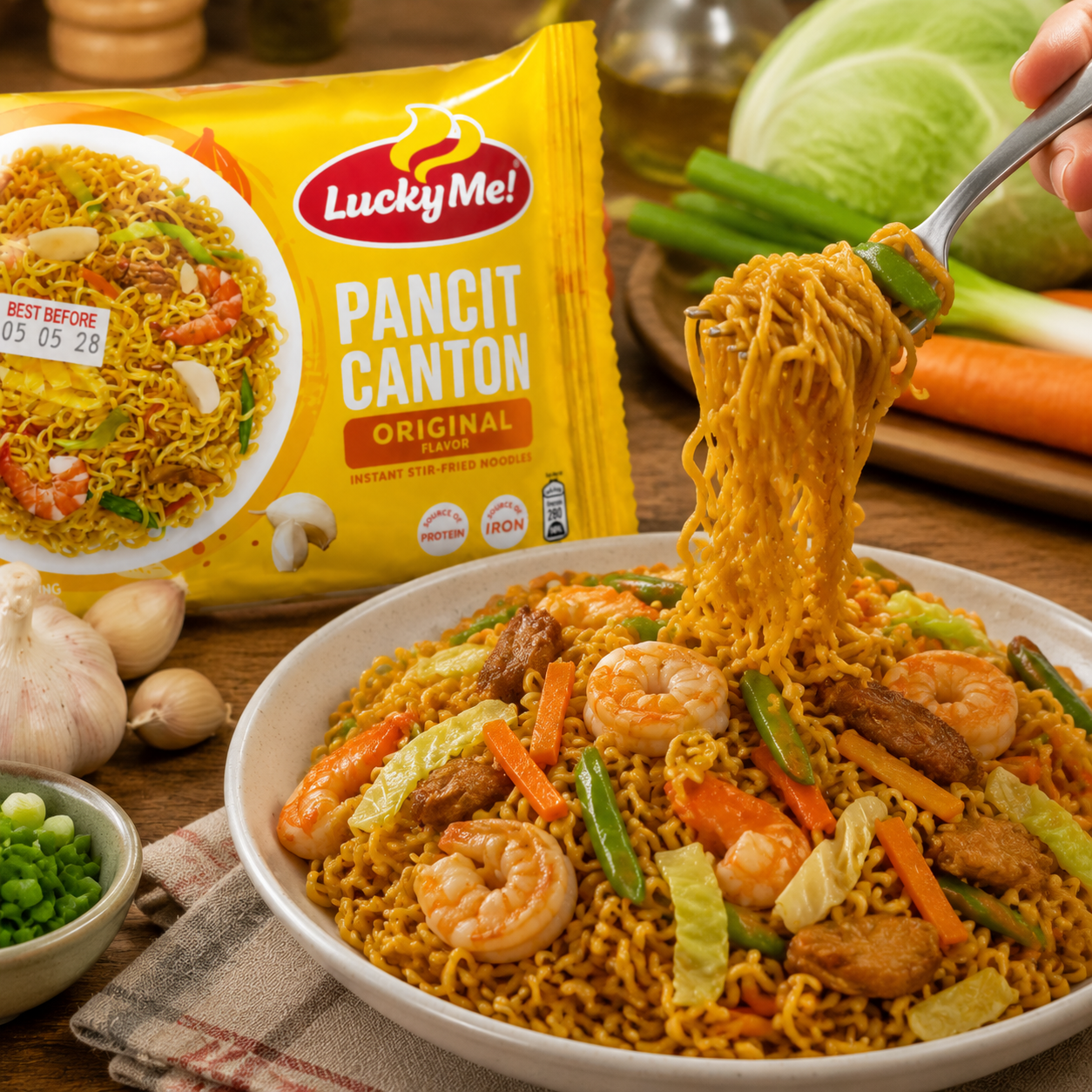 lucky me! pancit canton original flavor (2) lucky me! pancit canton original flavor (2)