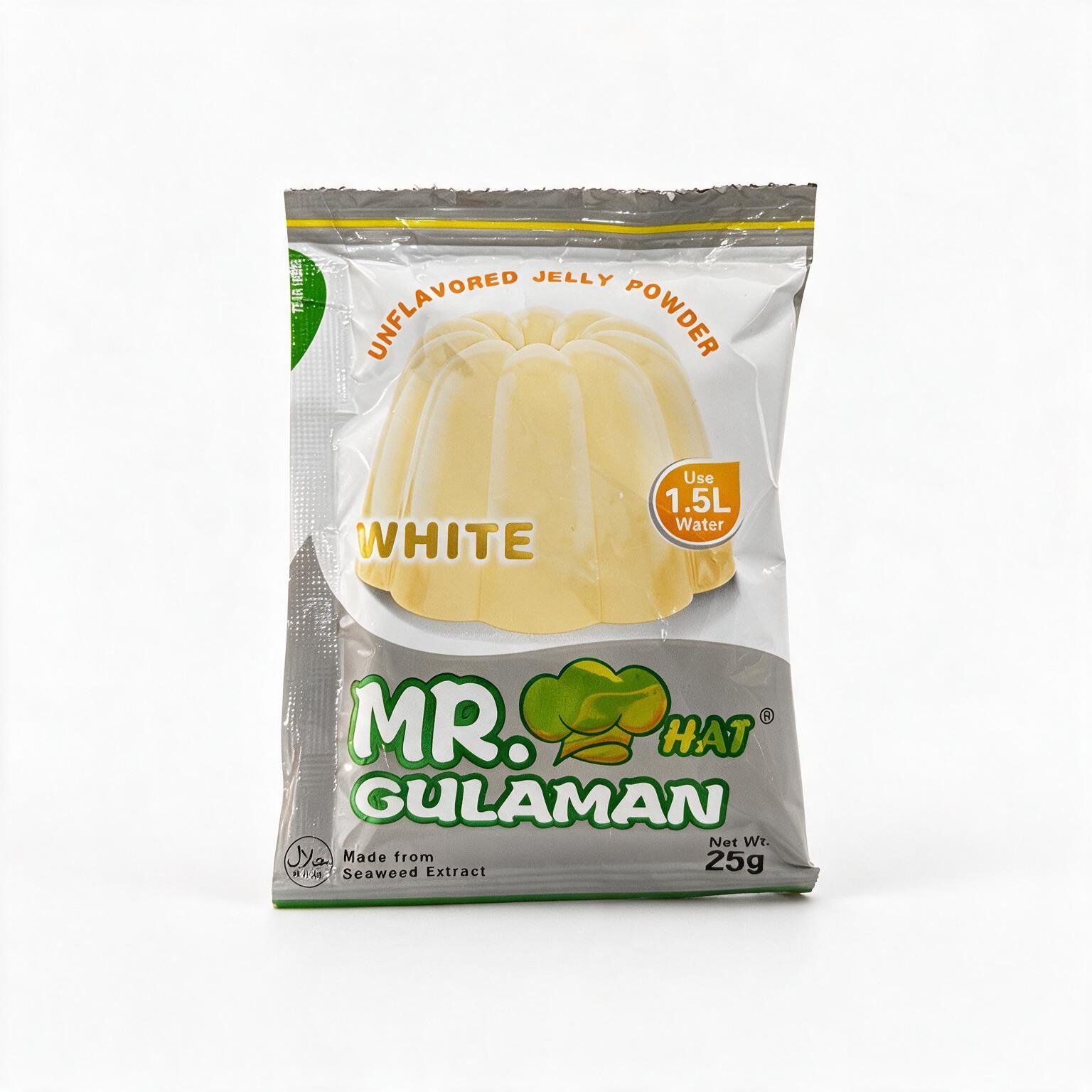 mr. hat gulaman unflavored white jelly powder (25g) (1) mr. hat gulaman unflavored white jelly powder (25g) (1)