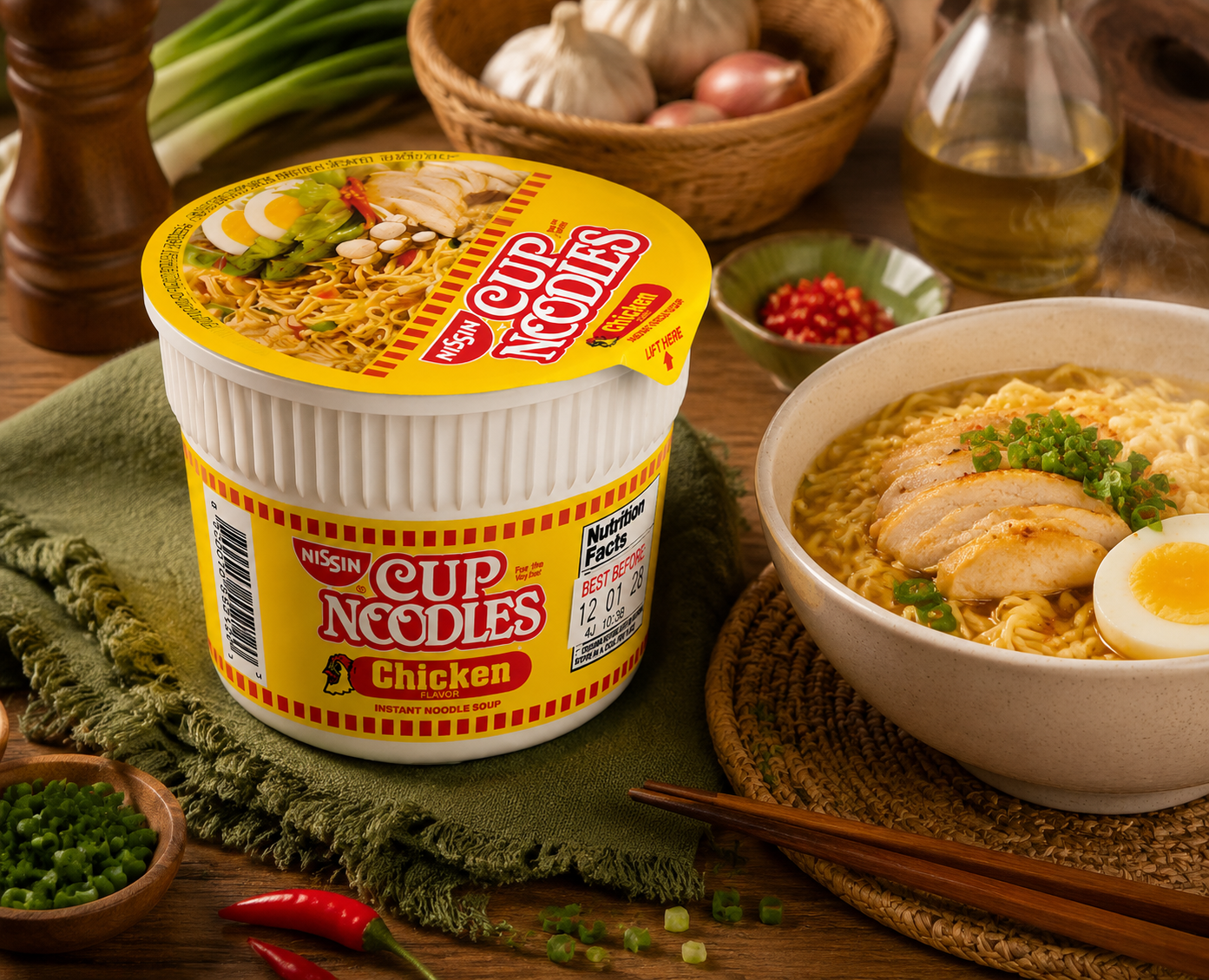 nissin cup noodles chicken flavor (mini) (2) nissin cup noodles chicken flavor (mini) (2)