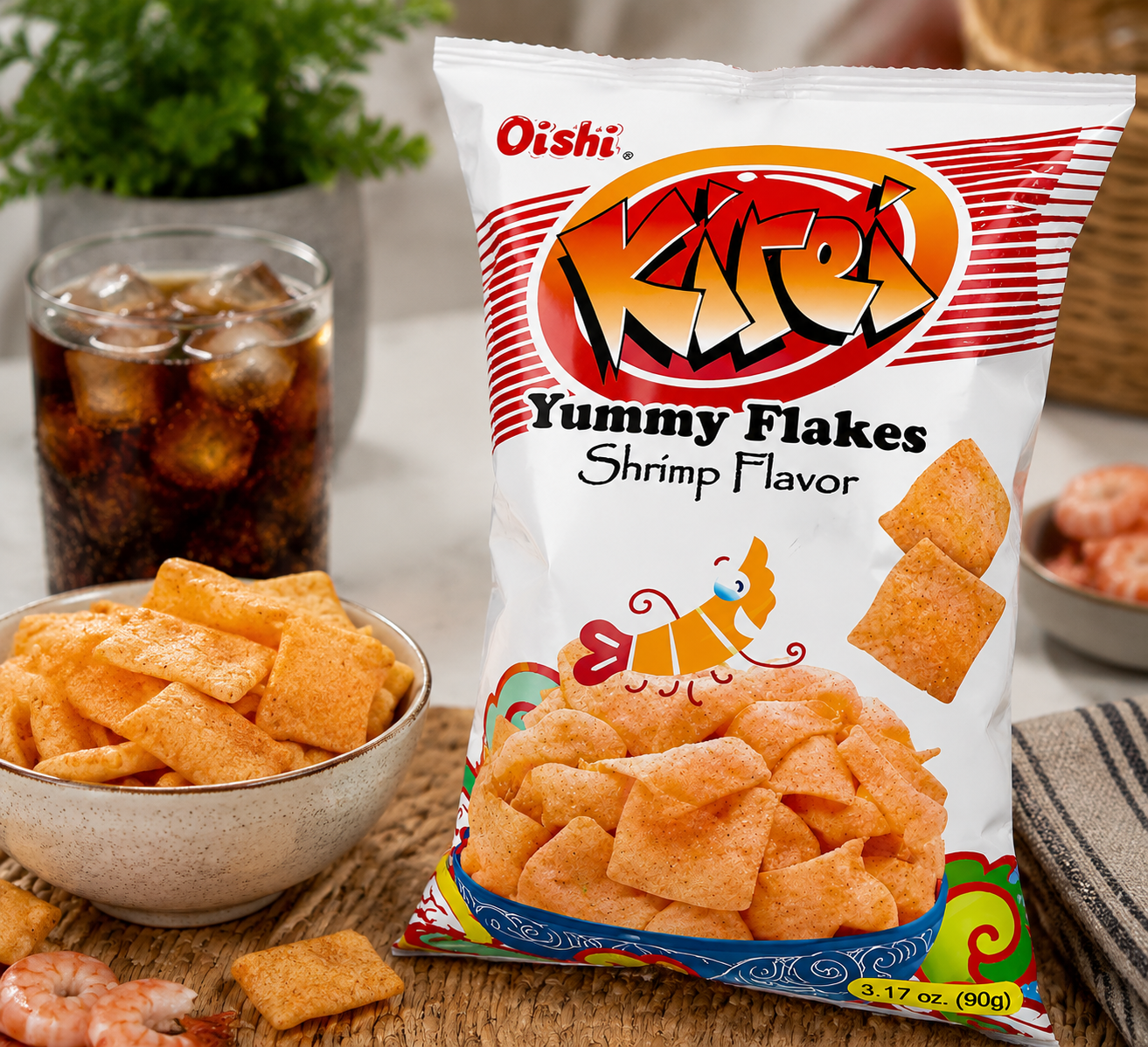 oishi kirei yummy flakes shrimp flavor (1) oishi kirei yummy flakes shrimp flavor (1)