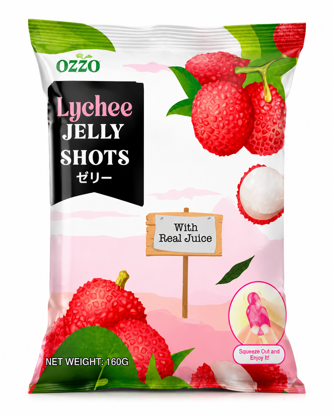 ozzo lychee jelly shots with real juice (1) ozzo lychee jelly shots with real juice (1)