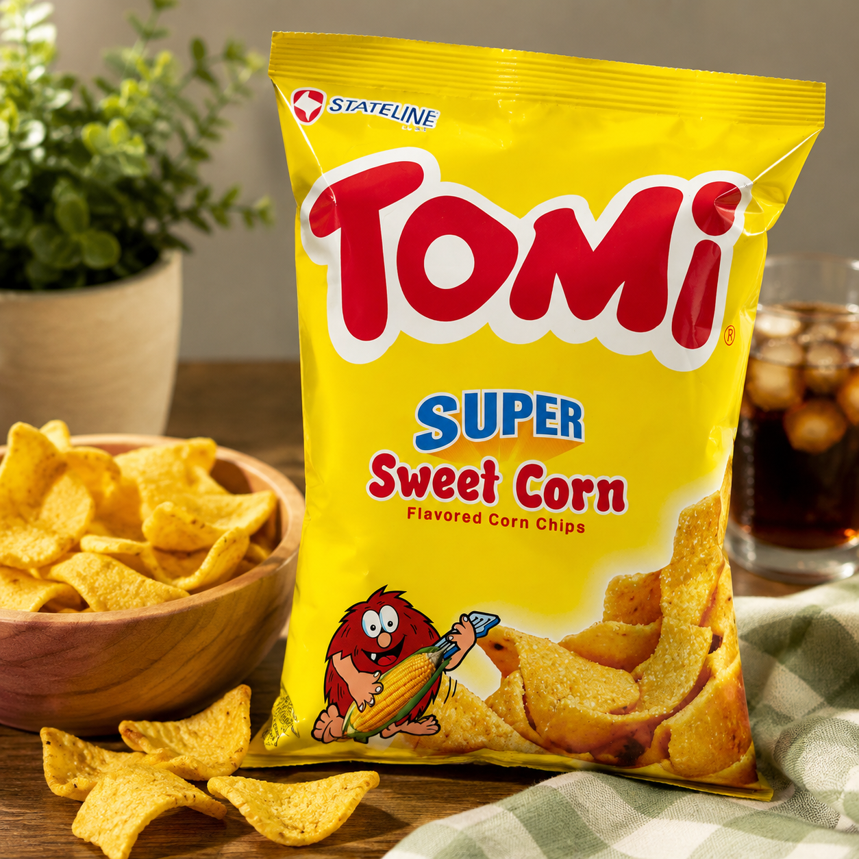 stateline tomi super sweet corn flavored corn chips (2) stateline tomi super sweet corn flavored corn chips (2)
