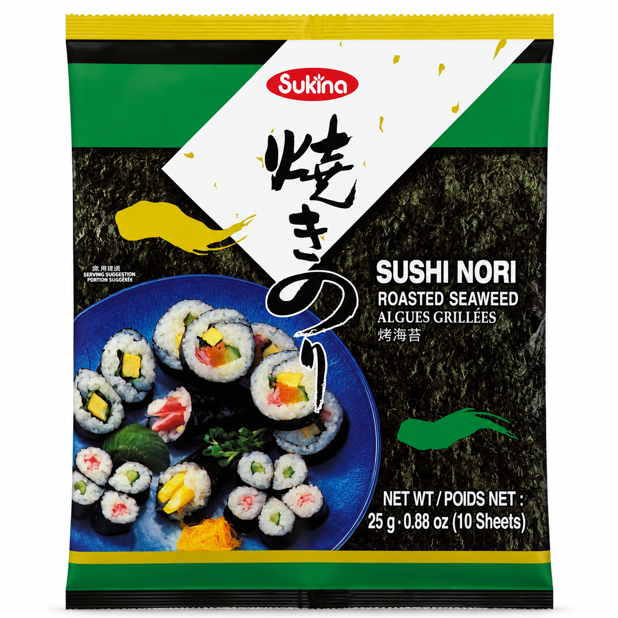 sukina sushi nori roasted seaweed