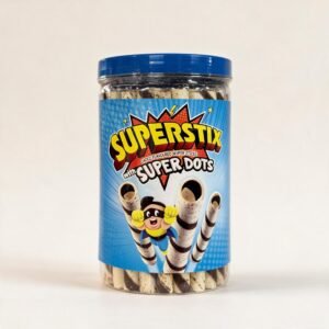 superstix mocha flavoured wafer sticks with super dots (1)