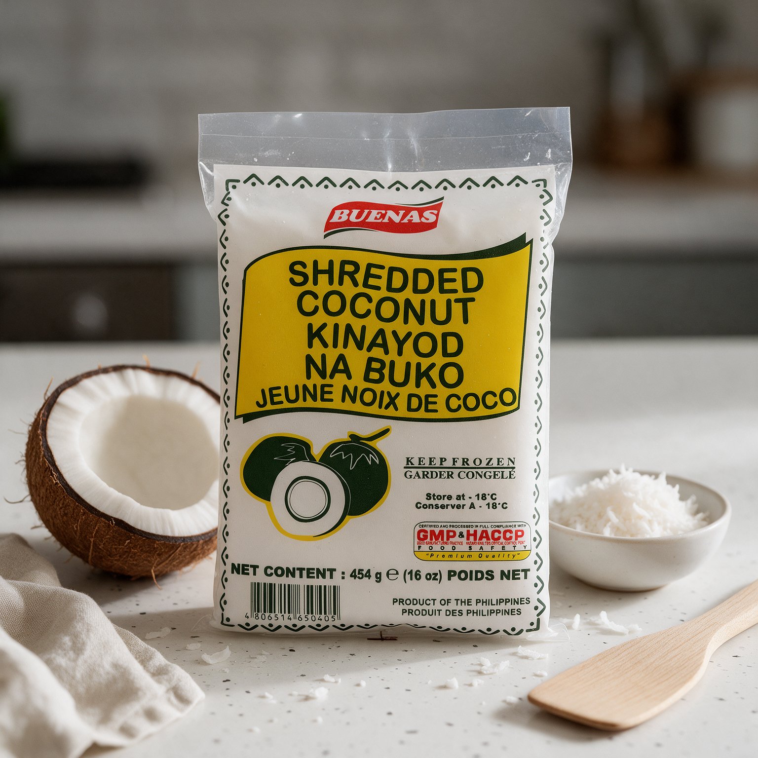 buenas shredded young coconut 1lb (1) buenas shredded young coconut 1lb (1)