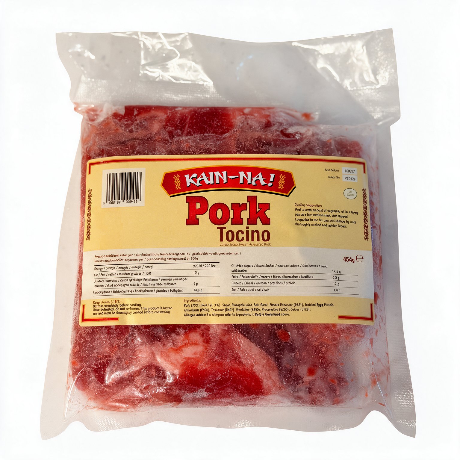 kain na pork tocino 454g (1) kain na pork tocino 454g (1)