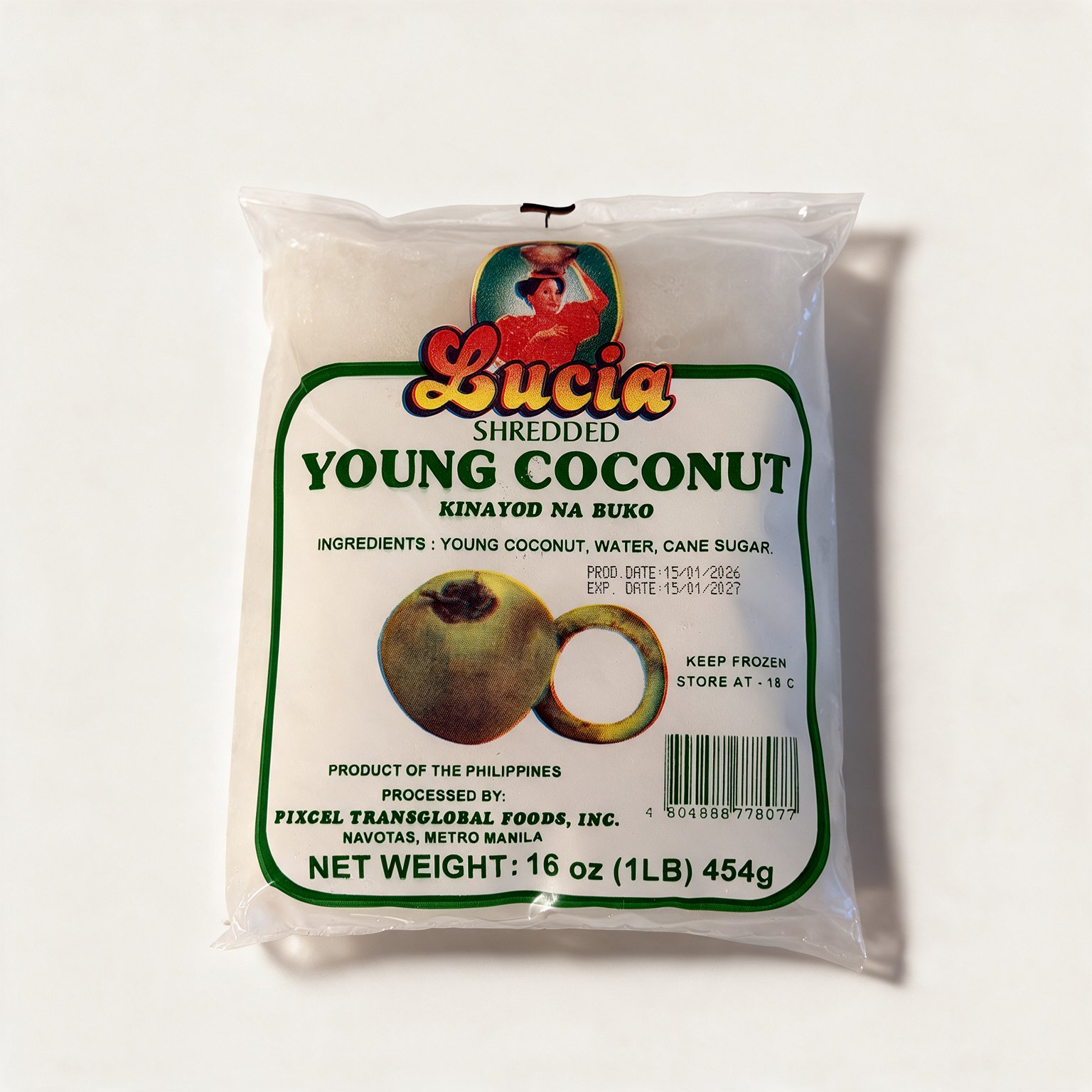 lucia shredded young coconut 1lb (2) lucia shredded young coconut 1lb (2)