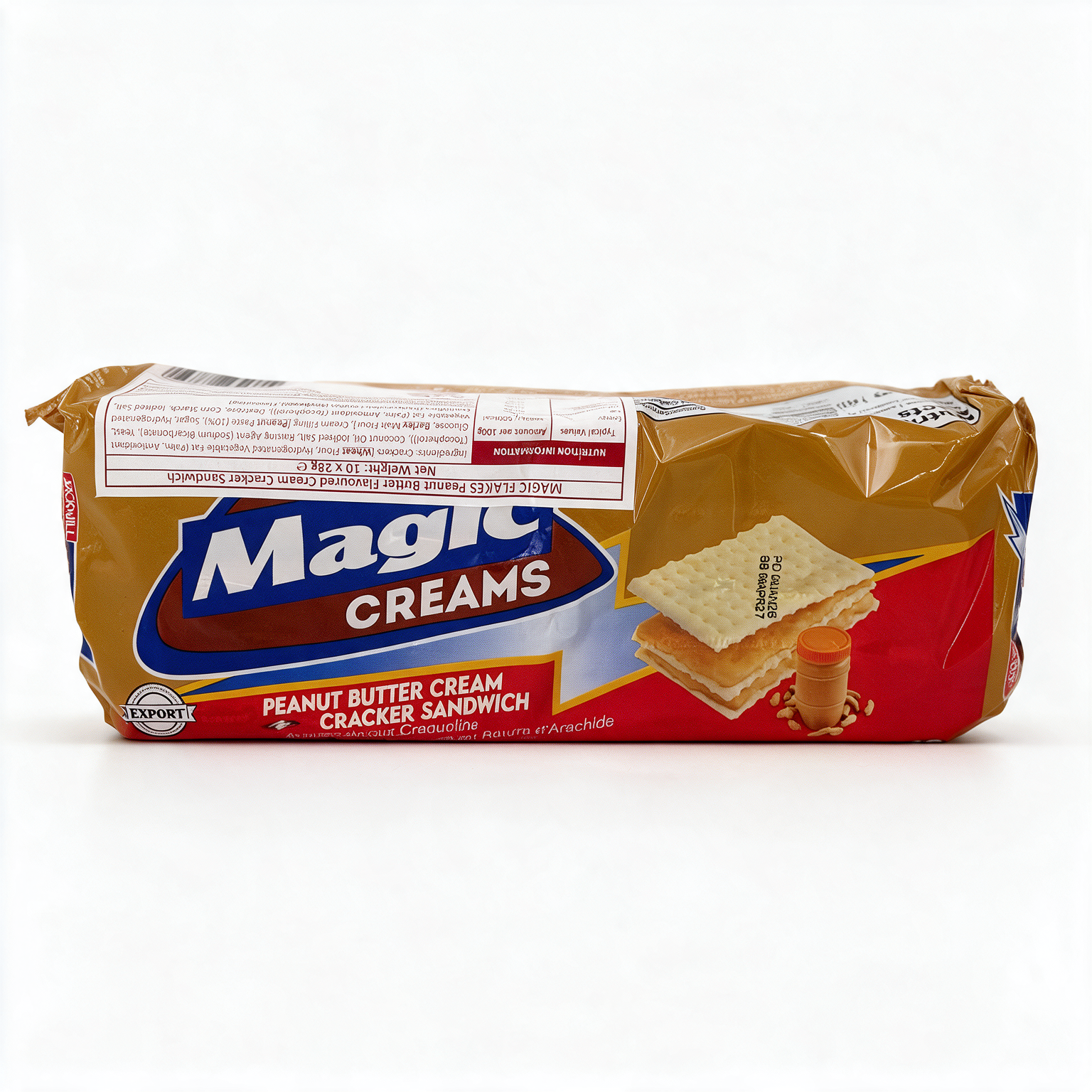 magic creams peanut butter cracker sandwich 10 pack (2) magic creams peanut butter cracker sandwich 10 pack (2)