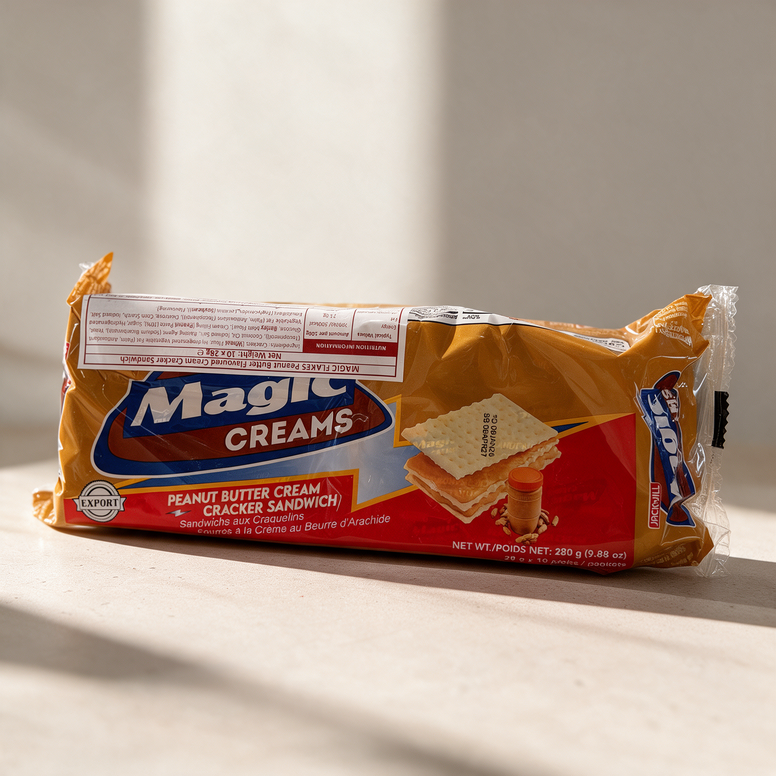 magic creams peanut butter cracker sandwich 10 pack (4) magic creams peanut butter cracker sandwich 10 pack (4)