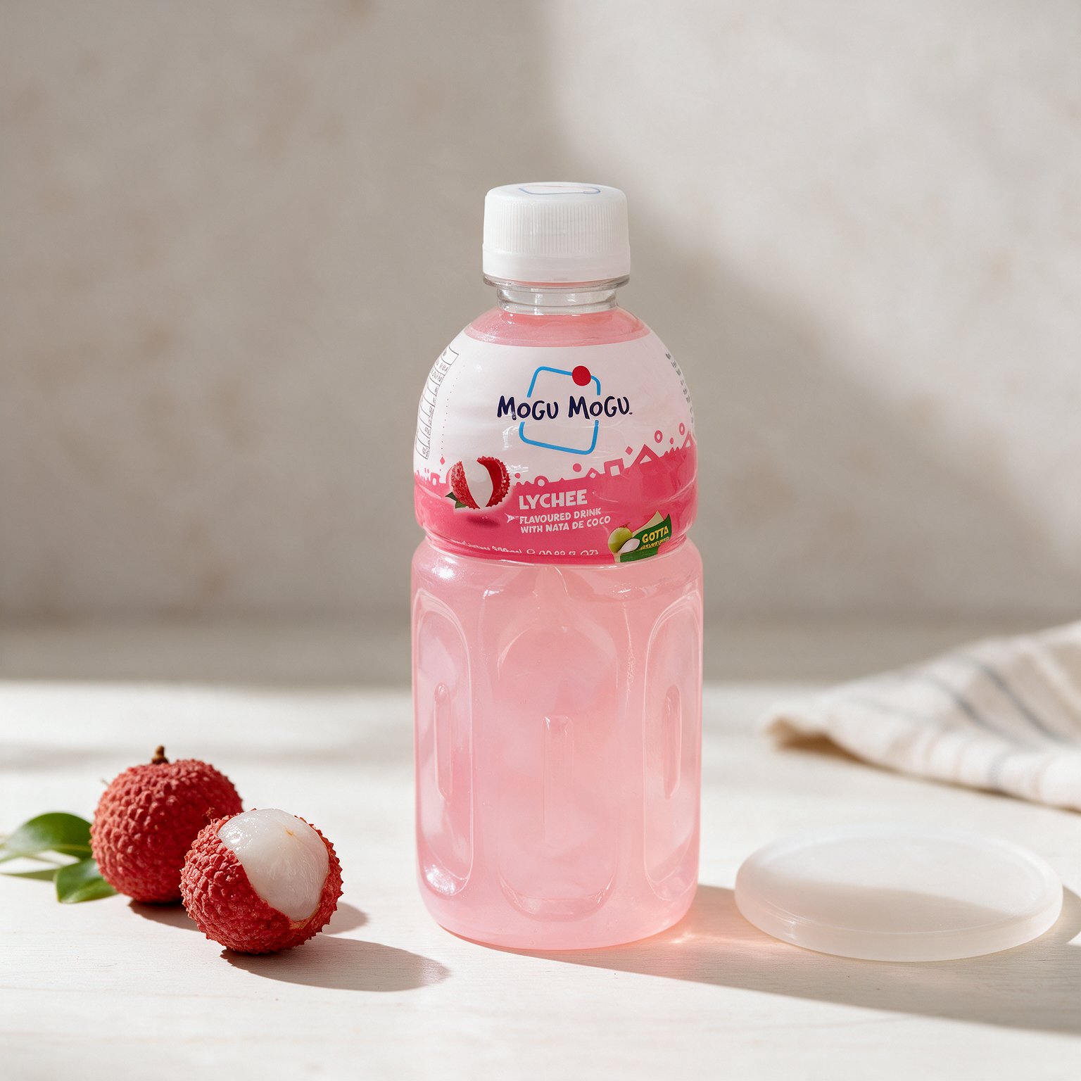 mogu mogu lychee flavoured drink with nata de coco (2) mogu mogu lychee flavoured drink with nata de coco (2)