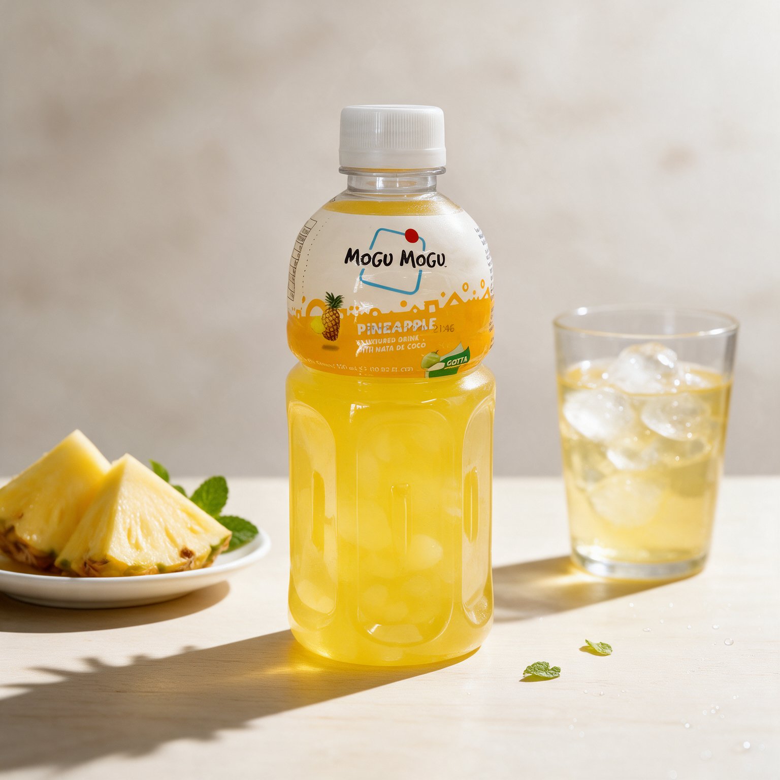 mogu mogu pineapple flavoured drink with nata de coco – 320ml (1) mogu mogu pineapple flavoured drink with nata de coco – 320ml (1)
